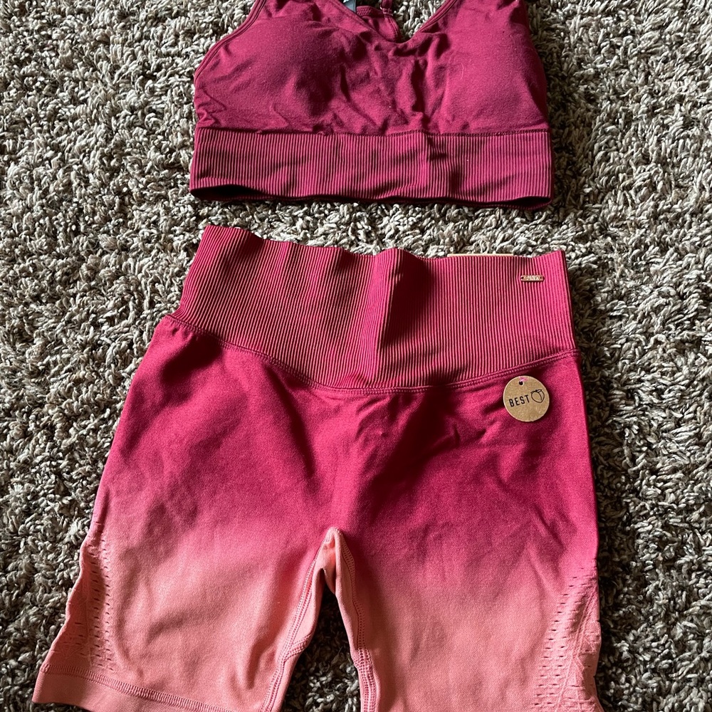 Pink Victoria secret athletic set
